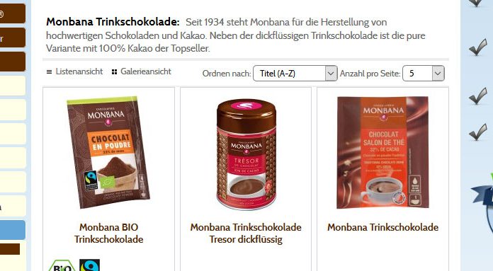 Fair gehandelter Kaffee bei Espresso International