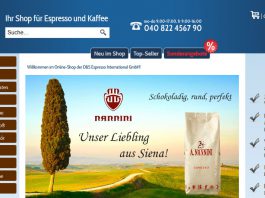 Caffè A.Nannini ETRUSCA neu im Programm bei Espresso International