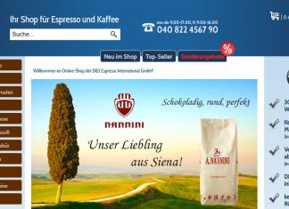 Caffè A.Nannini ETRUSCA neu im Programm bei Espresso International
