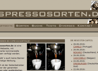 ESPRESSOSORTEN.DE, interessante Informationen für Espresso-Freunde