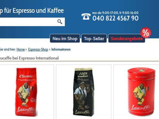 Lucaffé mit erweitertem Sortiment bei Espresso International