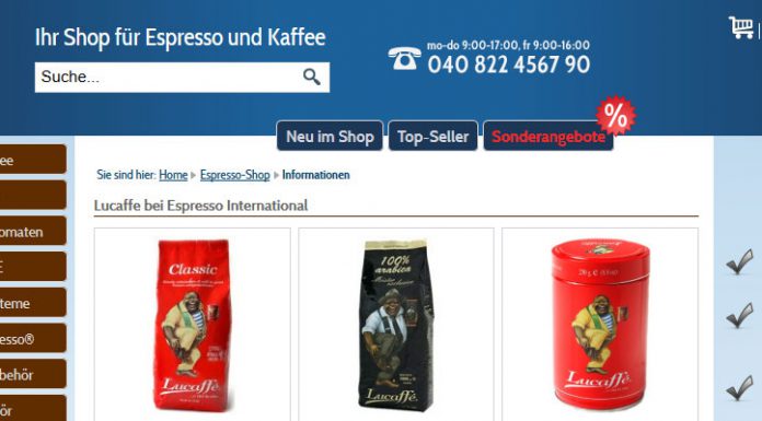 Lucaffé mit erweitertem Sortiment bei Espresso International