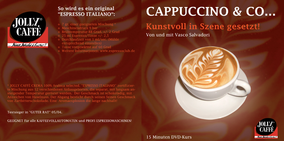 Jolly Kaffee produziert Latte Art DVD Jolly Kaffee produziert Latte Art DVD