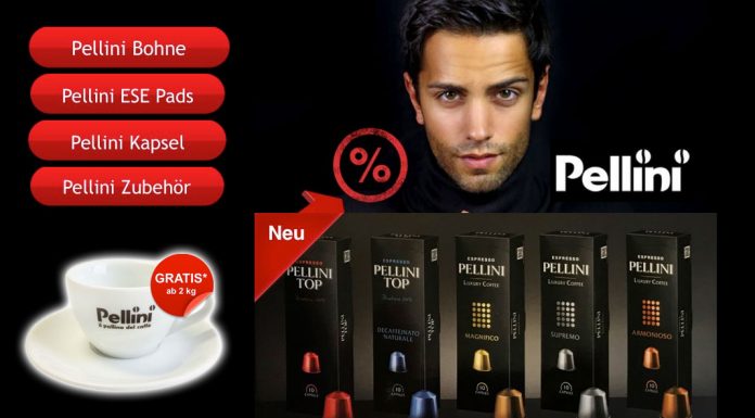 Rösterwoche Pellini Caffe Angebot mit GRATIS-Tassen Pellini Kaffee Angebot