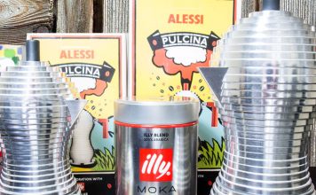 Alessi Pulcina Espressokanne. Der neue Espressokocher mit Stil Alessi Pulcina Espressokanne