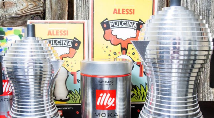 Alessi Pulcina Espressokanne. Der neue Espressokocher mit Stil Alessi Pulcina Espressokanne
