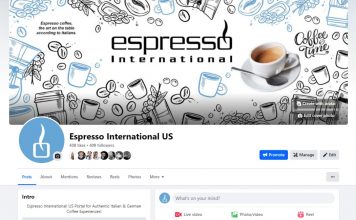 Entdecken Sie die neue Facebook-Seite von Espresso-International.us für den US-Markt https://www.facebook.com/espresso.international.us/