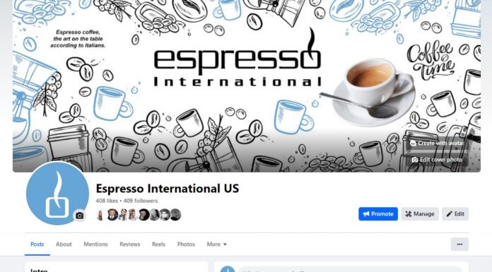 Entdecken Sie die neue Facebook-Seite von Espresso-International.us für den US-Markt https://www.facebook.com/espresso.international.us/